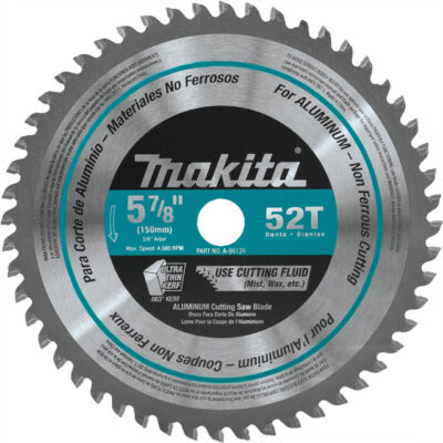 Makita MAK-A-96126 5-7/8" 52T Carbide-Tipped Saw Blade, Aluminum